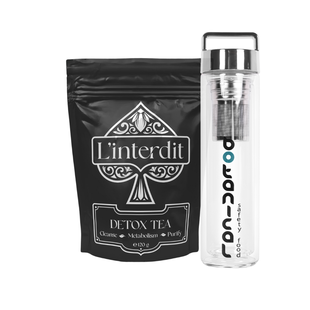 DTX on the go ( DTX Tea + Thermo bottle in silver)